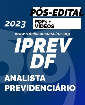 IPREV DF Analista Previdenciário 2023 Pós-edital