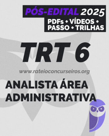 Rateio TRT 6 Pós-edital