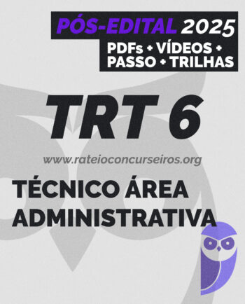 Rateio TRT PE Técnico Pós-edital 2025