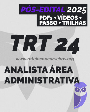 TRT MS Analista Pós-edital
