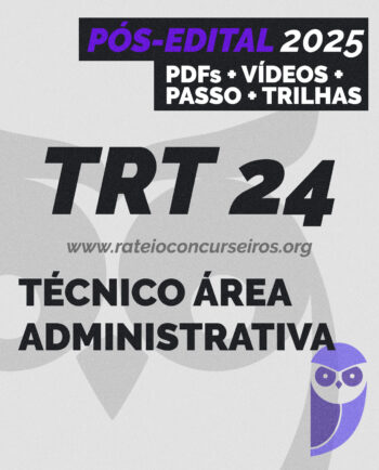 Rateio TRT MS Técnico Pós-edital