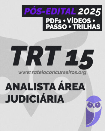 Rateio TRT 15 Analista