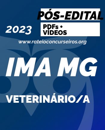 IMA MG Fiscal Agropecuário Médico Veterinário 2023 Pós-Edital