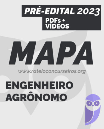 MAPA Auditor Fiscal Engenheiro Agrônomo Pré-edital 2023