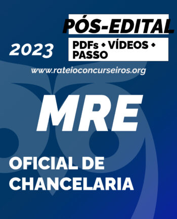 MRE Oficial de Chancelaria 2023 Pós-edital