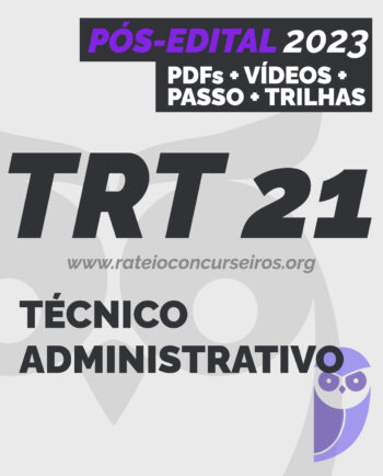 TRT RN Técnico Área Administrativa Pós-edital 2023