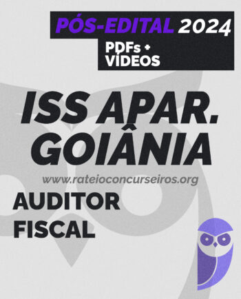 Rateio ISS Aparecida de Goiânia Auditor Fiscal