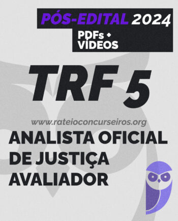 Rateio TRF 5 Oficial de Justiça