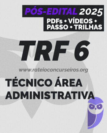 Rateio TRF 6 Técnico Pós-edital
