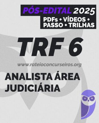Rateio TRF 6 Analista Pós-edital