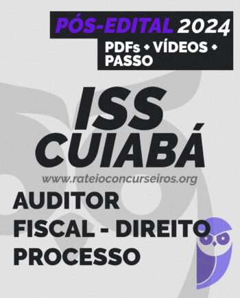 Rateio ISS Cuiabá Auditor Pós-edital