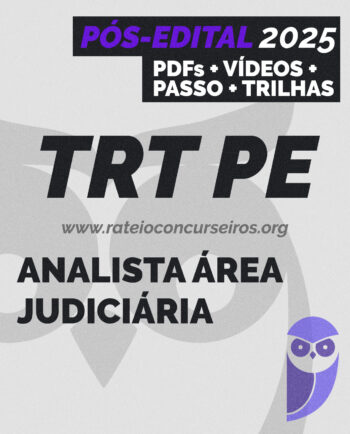 Rateio TRT PE Analista Pós-edital