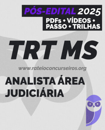 Rateio TRT MS Analista Pós-edital