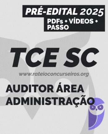 Rateio TCE SC Auditor Controle
