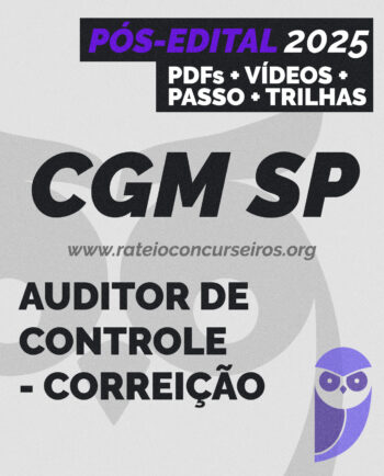Rateio CGM SP Correição Pós-edital