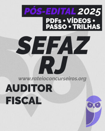 Rateio SEFAZ RJ Auditor Fiscal