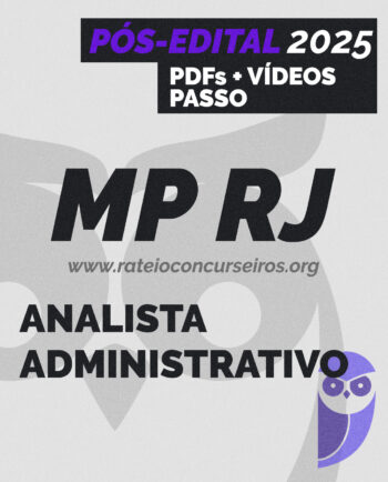 Rateio MP RJ Analista Pós-edital