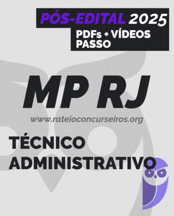 Rateio MP RJ Técnico Pós-edital