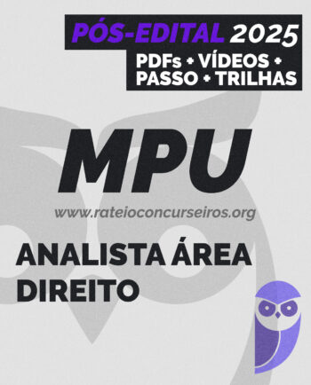 Rateio MPU Analista Pós-edital