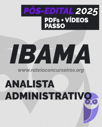 Rateio IBAMA Analista Administrativo Pós-edital 2025