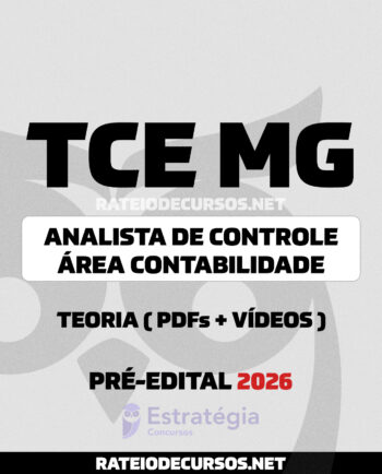 Rateio TCE MG Pós-edital