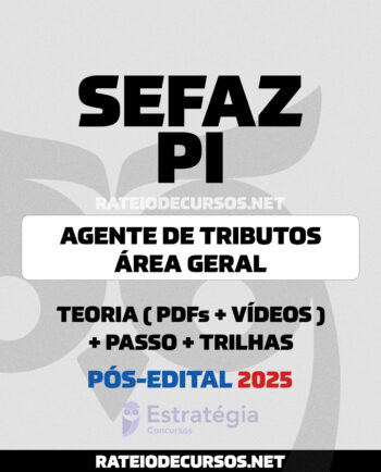 SEFAZ PI Agente Pós-edital