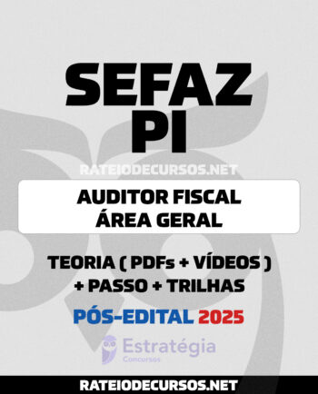 SEFAZ PI Auditor Fiscal