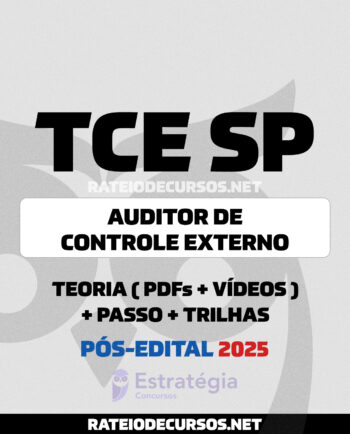 Rateio TCE SP Auditor de Controle Externo