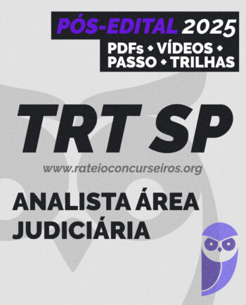 Rateio TRT SP Pós-edital