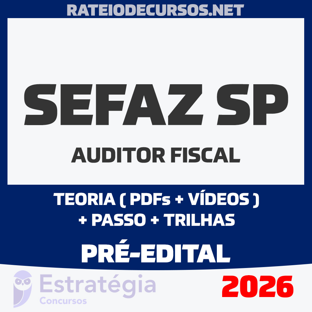 Rateio SEFAZ SP
