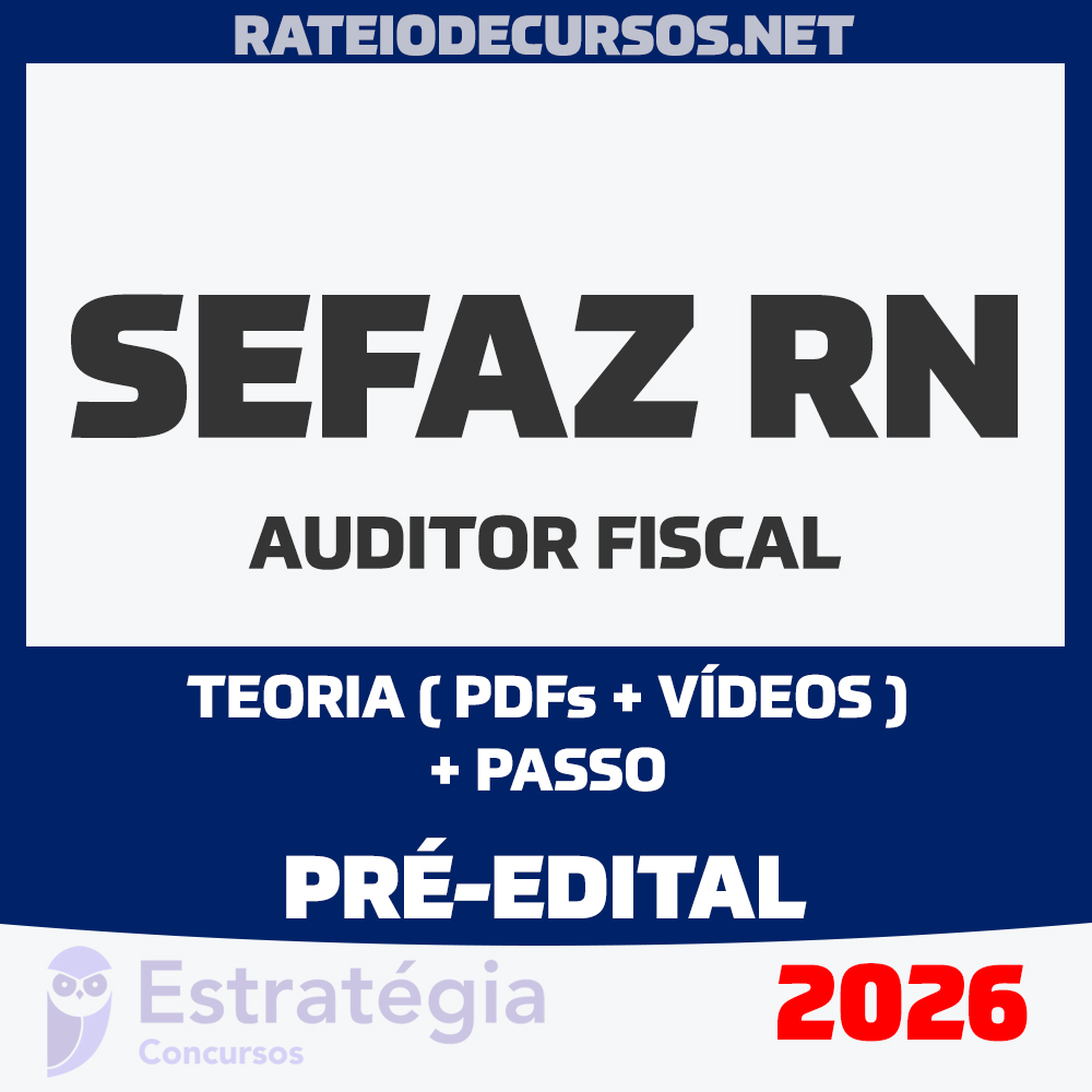 Rateio SEFAZ RN Auditor