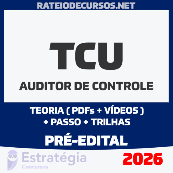 Rateio TCU Auditor Pós-edital