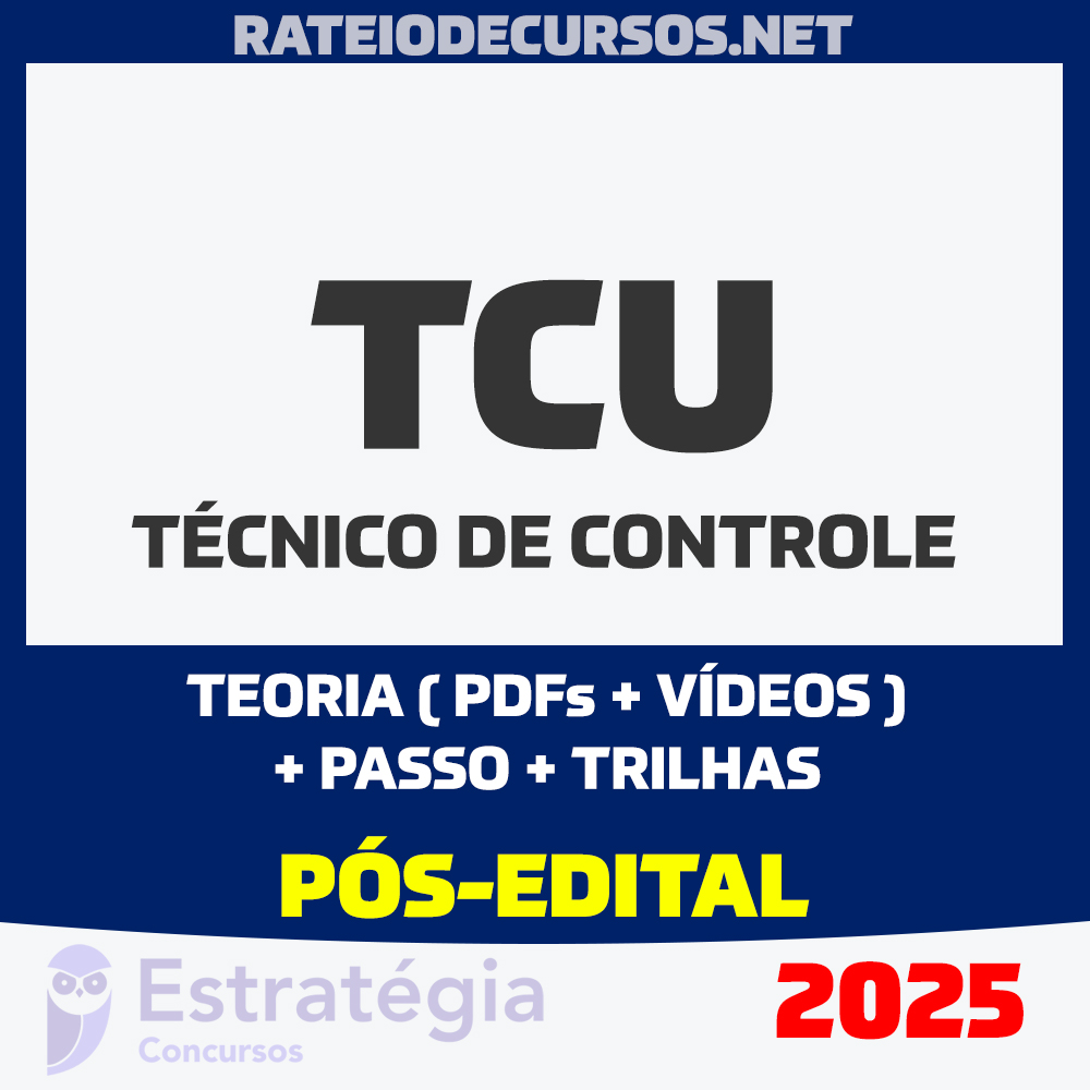 Rateio TCU Técnico Pós-edital