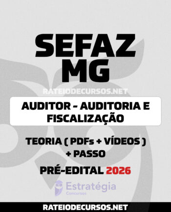 SEFAZ MG Auditor Pós-edital