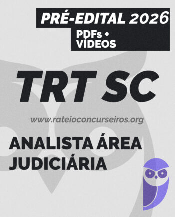 TRT SC Analista Pós-edital