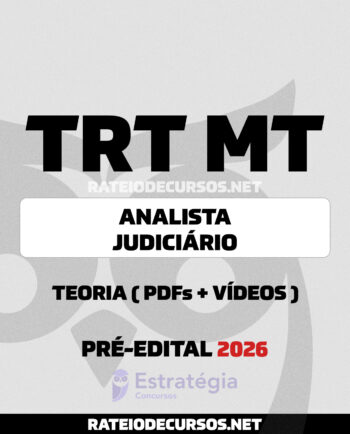 Rateio TRT MT Analista Pós-edital 2026
