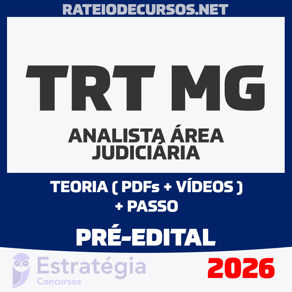 TRT MG Analista 2026