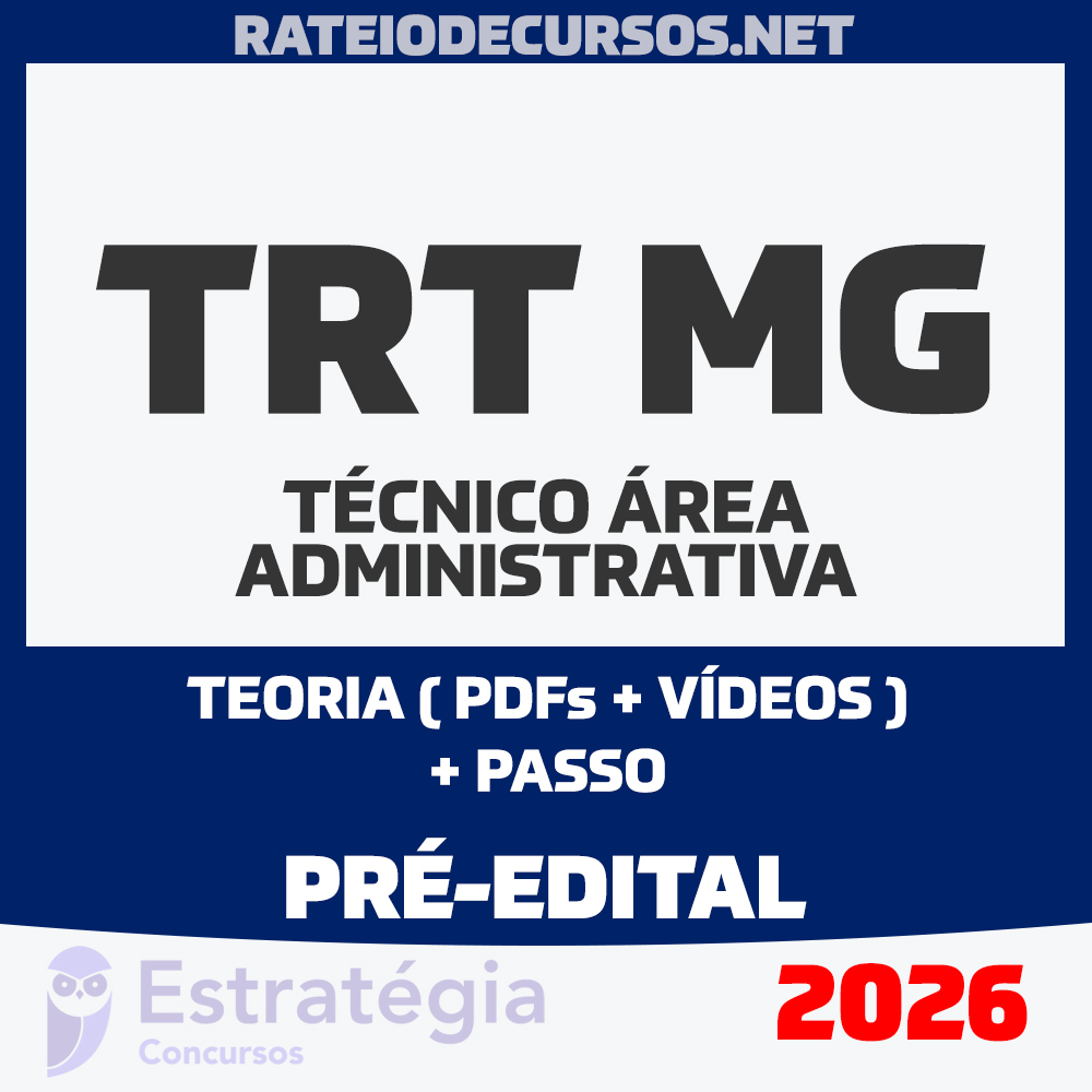 Rateio TRT MG