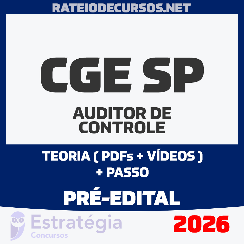 Rateio CGE SP Auditor