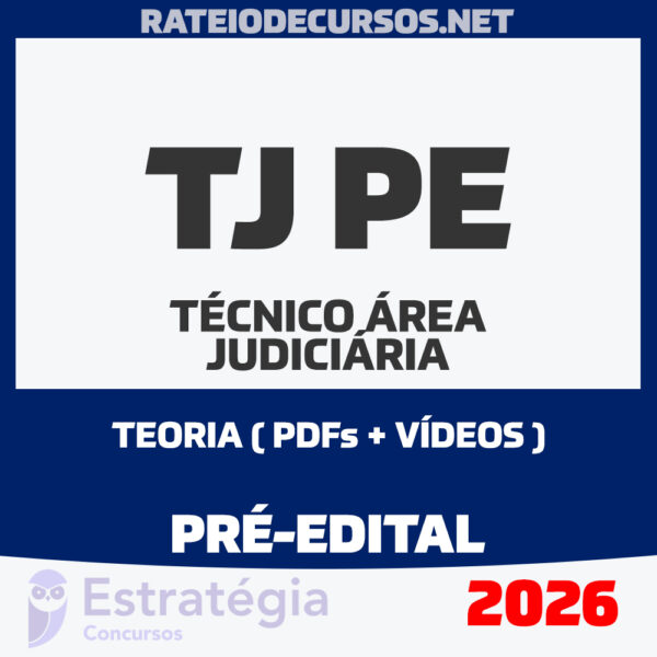 TJ PE Técnico Judiciário