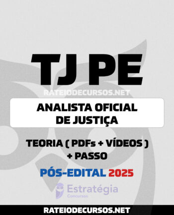 Oficial de Justiça TJ PE Pós-edital