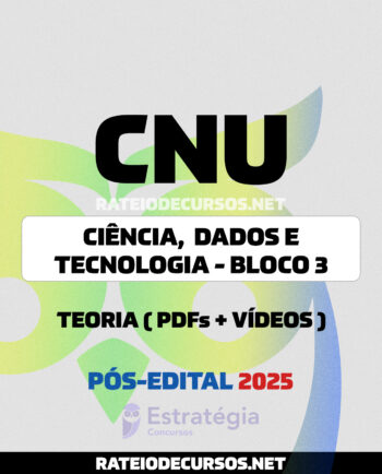Rateio CNU Bloco 3 Ciências, Dados e Tecnologia