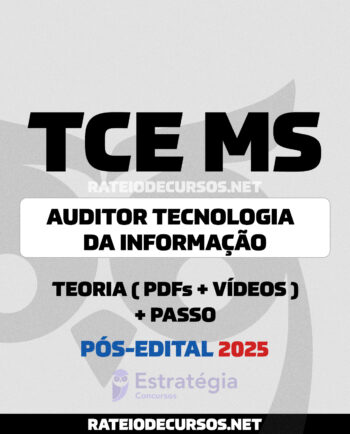 Auditor TCE MS Tecnologia Pós-edital 2025