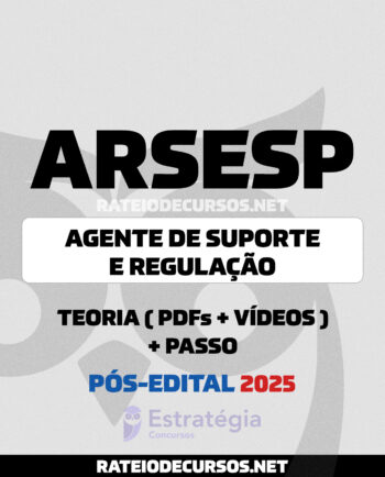 ARSESP Agente de Suporte à Regulação Pós-edital