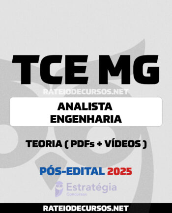 Rateio TCE MG Analista Controle Externo Engenharia 2025 Pós-edital