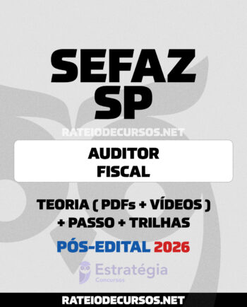 SEFAZ SP Auditor Fiscal Pós-edital 2026