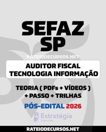 Rateio SEFAZ SP T.I Pós-edital